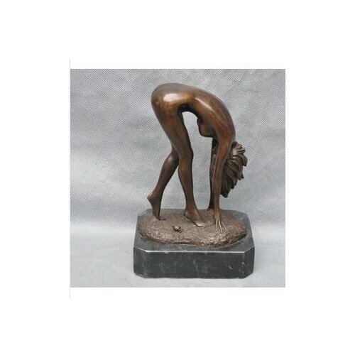 Bronze home decoration Brass Vintage Bronze Sexy Body Beauty Woman Nude Art Sculpture Statue cigarette lighter cooking tools