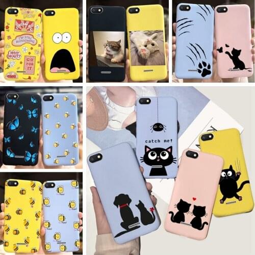 5.5" Cute Animals Phone Bag For Xiaomi Redmi Note 5A Note5A Prime Case Luxury Matte TPU Silicone Cover For Redmi Note 5 A MDI6S