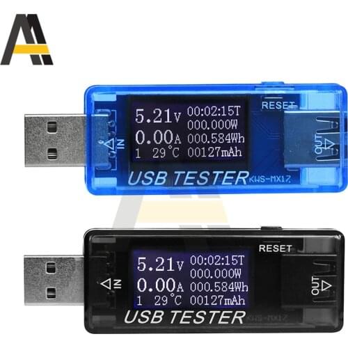 Digital Dispay 4V-30V 5A 150W USB Tester Current Voltage Charger 8 in 1 Capacity Quick Charge Power Bank Meter Voltmeter