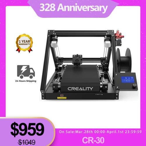 Creality 3DPrintMill CR-30 3D Printer CoreXY Filament Defect Infinite Z-Axis Continuous Batch Duplicate Infinite-Z Belt