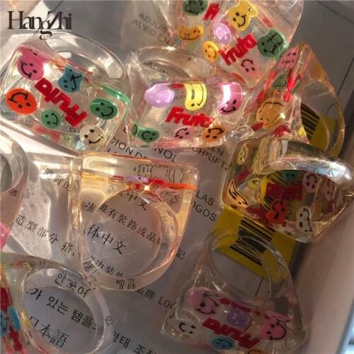 HangZhi Rings With Crystals