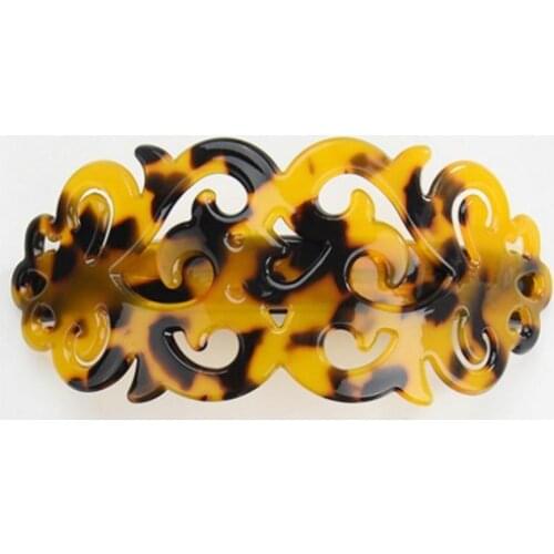 Classic Hair Barrette - Cellulose Acetate Hair Clip for Women Girl Luxury Hair Accessories - Classic Hair Ornament Tiara Prom