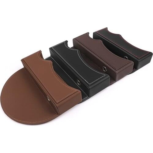 Leather Car Seat Gap Storage Box for RENAULT Laguna Megane Clio 3 Scenic Duster Logan Clio 4 Sandero Scenic 2 Captur Accessory