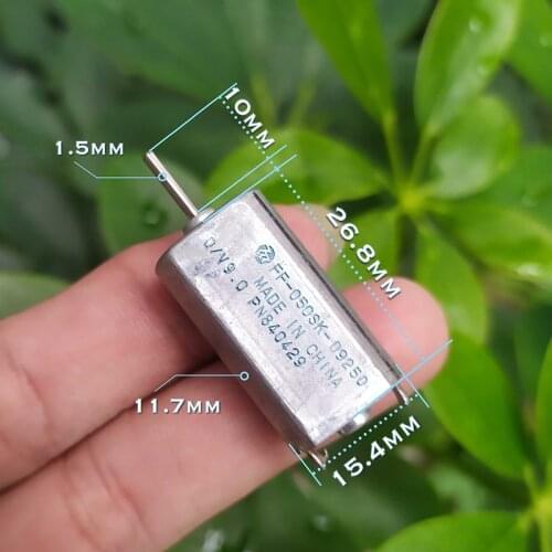 MABUCHI FF-050SK-09250 D/V 9.0 Micro 5V 6V 9V 10000RPM Mini 16mm Motor Mute Silent 050 Motor for Lock of Car/ AV DVD Player