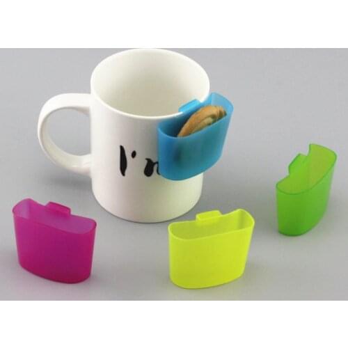 Multifunction Biscuit Rack Portable Tea Bag Holder Clip Bottle Gadget Cookies Holder Serving Storage For Drinking Cup