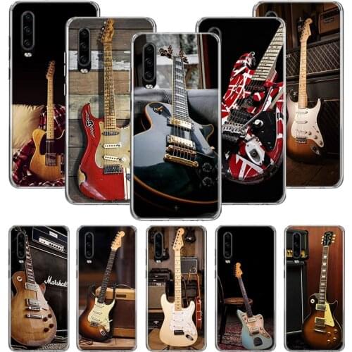Music score Musical violin guitar Case for Huawei P20 P30 P40 P Smart Z + P10 Mate 30 10 20 Lite Pro Silicone Shell Phone Coque