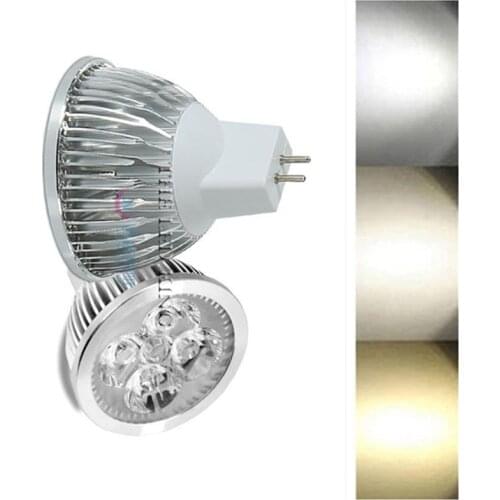 New High Power Lampada Led MR16 12V 9W 12W 15W Dimmable Led Cob Spotlight Warm Cool White red blue green Bulb Lamp GU5.3 220V