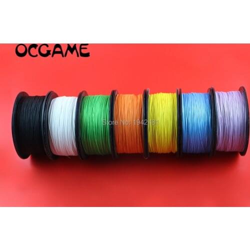 OCGAME 7 colors for available 1000ft 30AWG Wire-Wrapping Wire Plated Copper welding cable