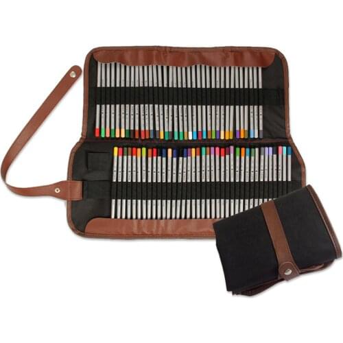 Brush Pencil Wrap Professional Stationery Roll Case Painting Accessory Cover Storage Bag Soft Pen Holder Canvas