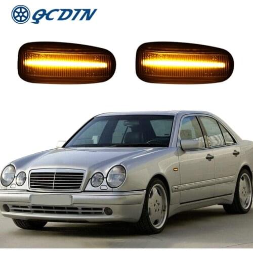 QCDIN 2Pcs For Mercedes-BENZ E-Class W210 1996-1999 Vito W638 SLK-Class R170 CLK-Class W208 E-Class W210 LED Turn Signal Light