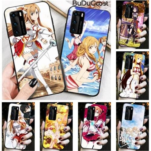 Reall Sword Art Online Asuna para Phone Case for Huawei P20 P30 P20Pro P20Lite P30Lite P10 P Smart plus P10Lite P40 Pro P40 lite