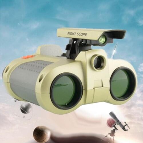 4x30mm Foldable Night Vision Kids Binoculars Telescope Children Education Toy