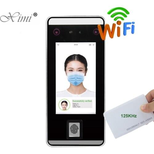 SpeedFace-V5L TCP/IP WIFI Visible Light Dynamic Face Facial Recognition Fingerprint Time Attendance Machine Door Access Control
