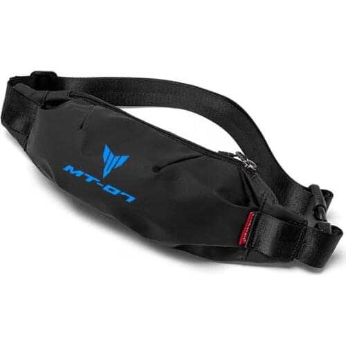 For Yamaha MT-07 MT 07 MT07 LOGO Men Waist Pack Belt Hip Bum Slant back bag Chest Bag Male Motorcycle Riding Antitheft Purse