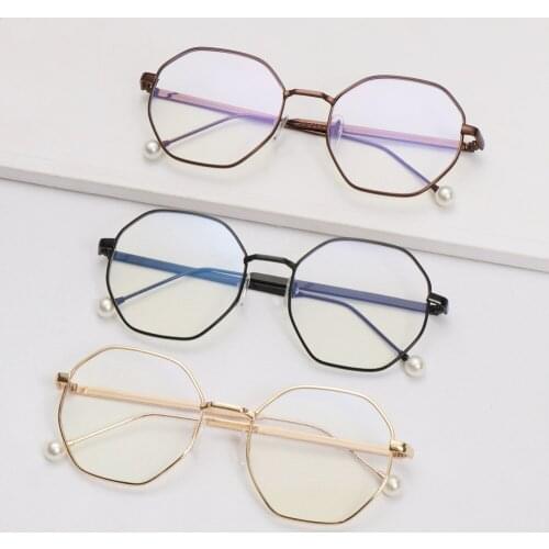 Unisex Blue Light Blocking Eyewear Fashion Retro Ultralight Metal Frame Radiation Protection Vision Care Computer Gaming Glasses