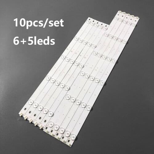 10pcs/lot led backlight strip for chang hong 50D2060G SVJ500A40_Rev05_11LED_R