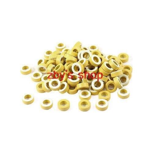 100 Pcs Iron Core Power Inductor Ferrite Rings Toroid DPTK5026 13 x 7 x 5mm