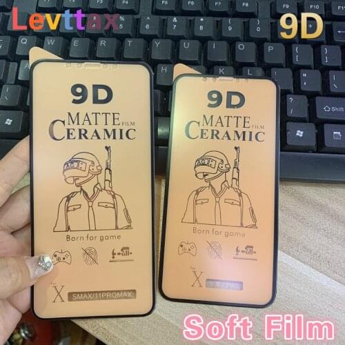 2pcs/lot For iphone 12pro max 8 7 6 Plus SE2020 9D Soft Ceramic For iPhone 11 Pro XR XS Max X Full Cover silm Screen Protector