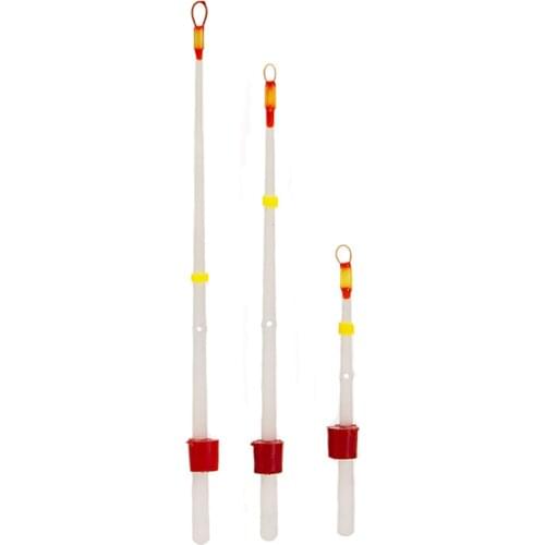 5Pcs/set Portable Mini Winter Ice Fishing Rod Top Tip Carbon Fiber Winter Fishing Pole