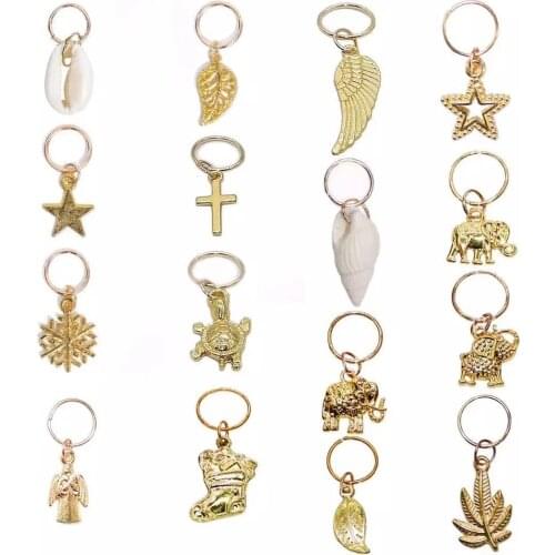 5 Pieces/Pack Different Styles Of Wig Accessories, Dreadlocks, Embellishments, Hair Rings, Hair Accessories, Alloy Metal