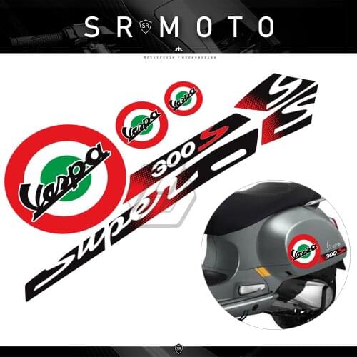 Motorcycle Decal Case for Piaggio Vespa GTS 300 Super Sport Reflective Sticker