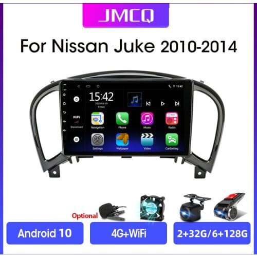 JMCQ 9" DSP 4G+WiFi 2din Android 9.0 Car Radio Multimedia Video Player Navigation GPS For Nissan Juke YF15 2010-2014 Head Unit