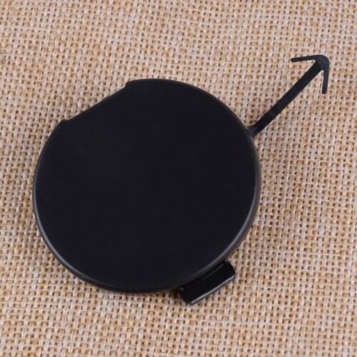 CITALL Car Black Front Bumper Tow Hook Eye Cover Cap Fit for MITSUBISHI Lancer 2008 2009 2010 2011 2012 2013 2014 2015 2016