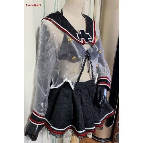 Hot Game Azur Lane Prinz Eugen Cosplay Costume Fashion JK Uniform Unisex Activity Party Role Play Clothing Custom-Make Any Size