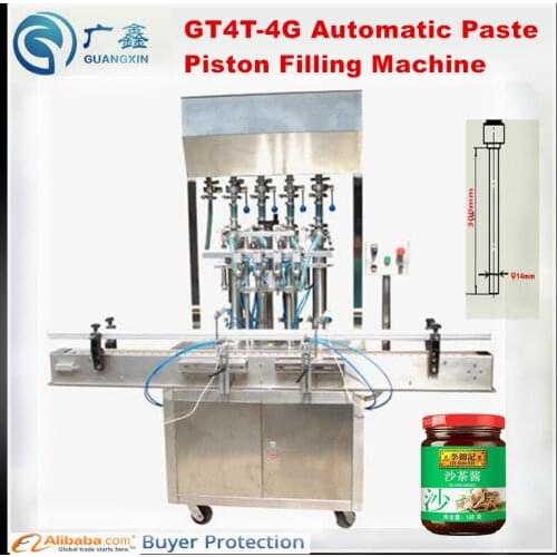 GT4T-4G Automatic Paste Filling Machine automatic piston filling machine Automatic aircylinder filling machine