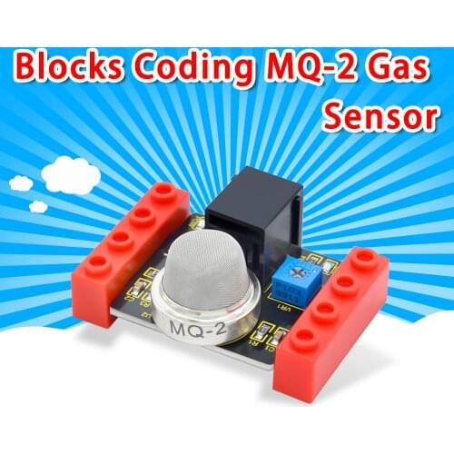 Kidsbits Blocks Coding MQ-2 Smoke Liquefied Flammable Gas Sensor Module Methane Gas for Arduino STEM Education