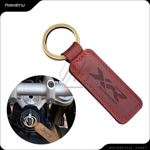 Motorcycle Keychain Cowhide Key Ring Case for BMW Motorrad S1000XR S1000 XR Models