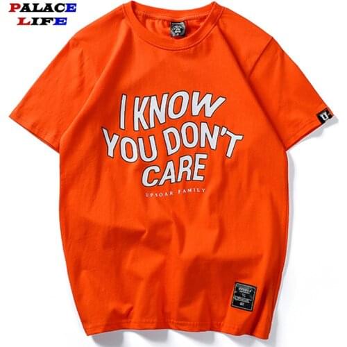 Mens t-shirt Twisted Letter printing Summer Cotton Short Sleeve Hip Hop Loose streetwear T-shirt men camiseta masculina