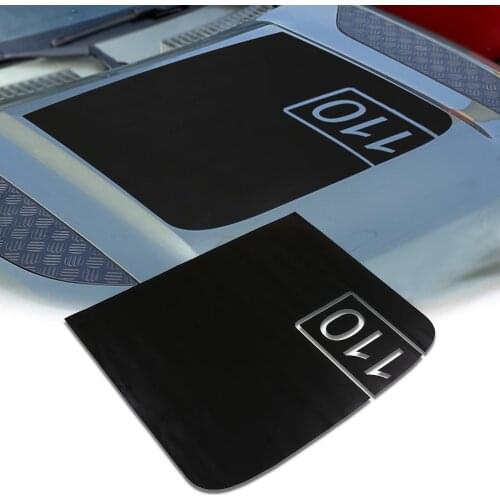 Car Engine Bonnet Trim Decals Hood Cover Stripes Stickers For 2020 Land Rover defend 110 90 ABS