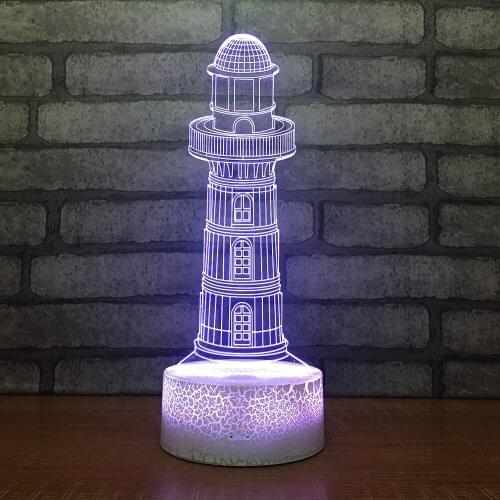 Wholesale Christmas decorations gift Table Lamps Acrylic Color Discolourful Nightlight Plug Bedroom Decorative Mini Deco Lamps