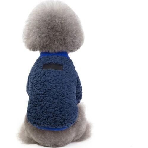 Pet Dog Clothes Winter Warm Coat Autumn And Winter With 2-legged Velvet Clothing Chihuahua Puppy Clothes For Small Medium Dogs