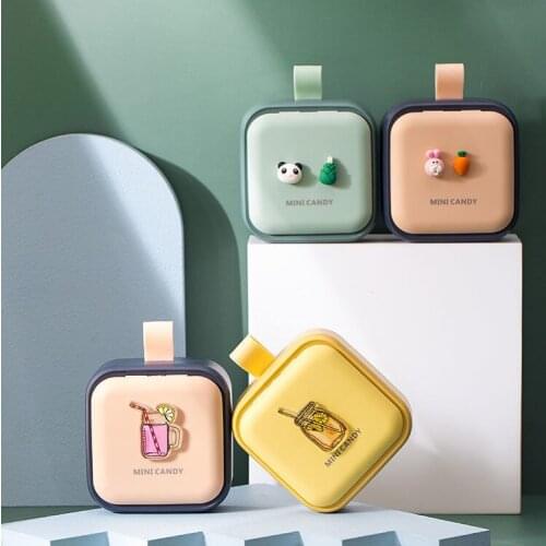 Cartoon Style Pill Case Organizer Storage Jewelry Plastic Box For Tablets 7Days Small Medicine Vitamins Containers Kids Women