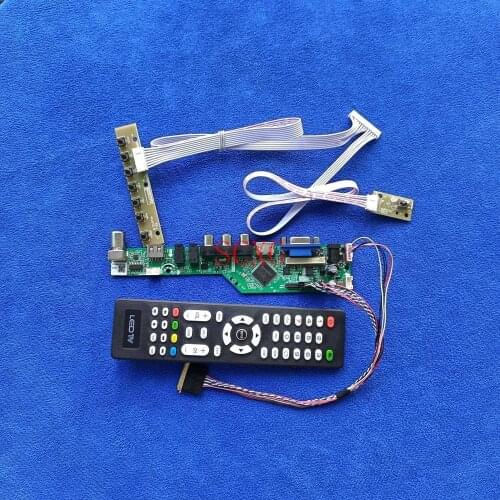 Matrix controller board Analog signal LED/LCD HDMI-compatible VGA USB AV LVDS 40 Pin 1366*768 For CLAA156WA11A/CLAA156WA15A Kit