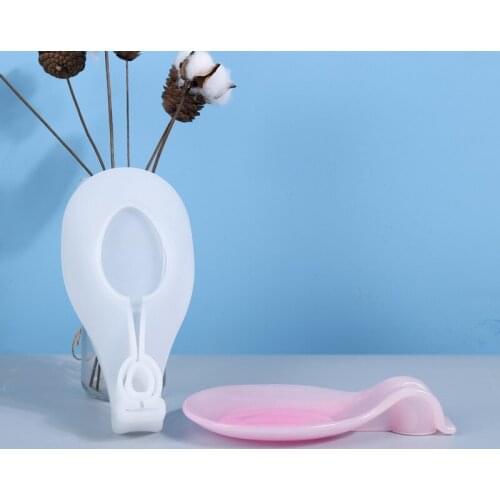 Spoon Holder Resin Mold Rolling Tray Kitchen Utensils Jewelry Holder Silicone Mold DIY Crafts