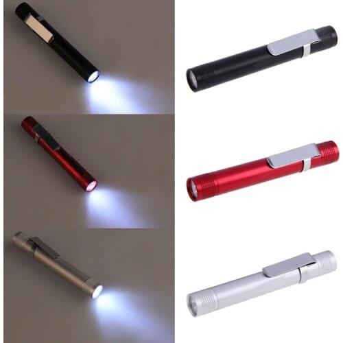 New Mini Pen-type Portable LED 3W 1 X AAA Battery Flashlight Torch Lamp Outdoor portable lighting
