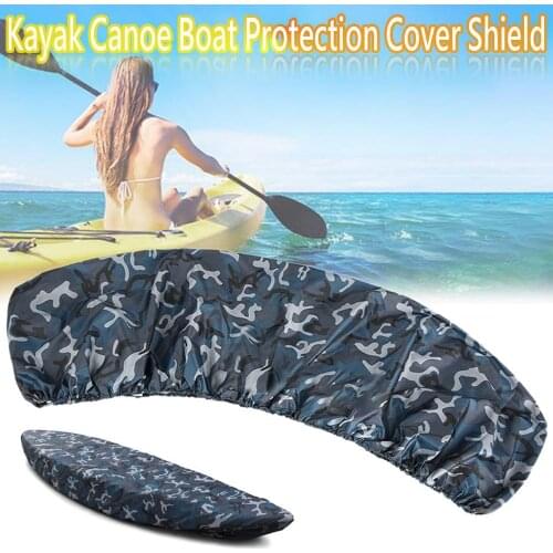 Professional Universal Kayak Cover Camo Canoe Boat Inflatable Waterproof Dustproof Storage Cover Swimming Pool Boat Accessories