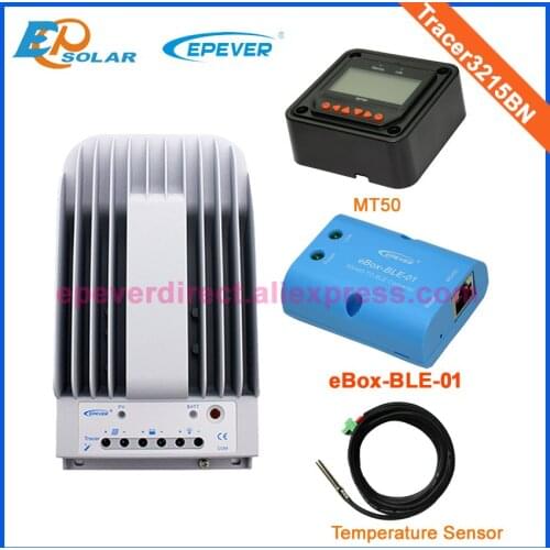 30A 12V charging regulator MPPT EPEVER Solar power bank regulator eBOX BLE temp sensor and MT50 Meter Tracer3215BN factory