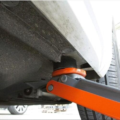 1 Pc Car Lift Jack Stand Rubber Pads Black Rubber Slotted Floor Jack Pad