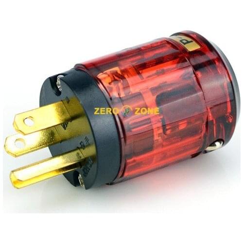 Taiwan-made standard power cord plug, fever, gold-plated inserts