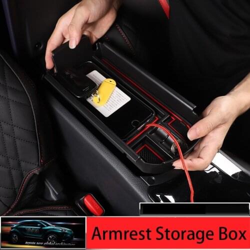 Interior Central Console Glove Tray Holder Armrest Storage Box For Toyota C-HR CHR 2016 2017 2018 Accessories