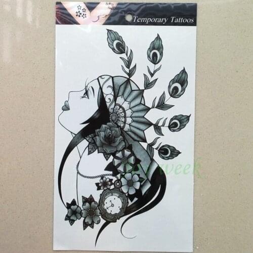 Waterproof Temporary Tattoo Sticker Indiana tribe women tatto stickers flash tatoo fake tattoos for girl