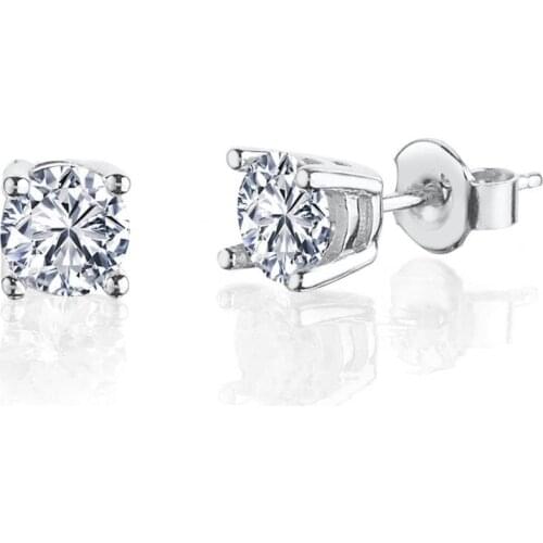 Trendy For Woman 925 Summer Fashion Jewelry Zircon Gift Cute Accessories High Quality Retro Crystal earring Swarovski