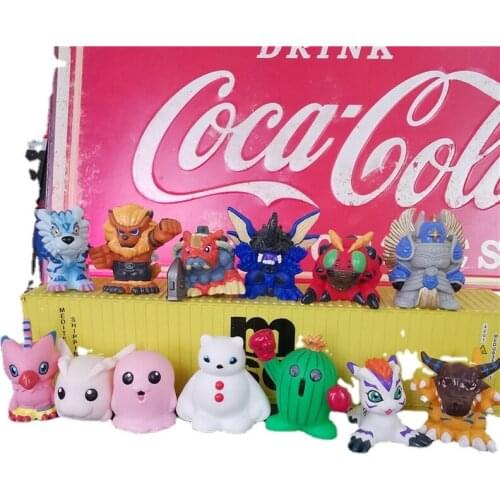 2000s Bandai Anime Digital Monster Pokemon Doll Model Ornaments Kids Toys Boy Girl Gift