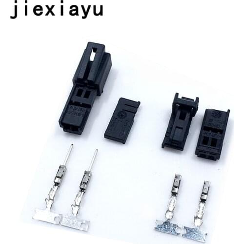 4SET/Lot 2pin Automotive wire connection plug for Car door lamp connector License Plate lights 4B0 971 832 4E0 972 575