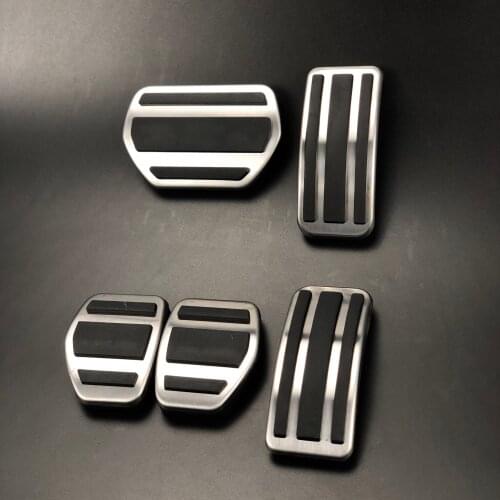 Car Accessories Stainless Steel Non-slip Brake Fuel Accelerator Pedal Fit For Peugeot 301 2008 Citroen C4 Hatch C4L C3-XR Elysee