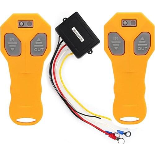 Krator 12V 433MHZ Wireless Winch 2 Remote Control Kit Handset Switch For Car OffRoad ATV SUV